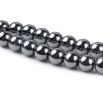 Blutstein - Hämatit synthetisch Perle 6mm 1 Strang/ 70 Stk.