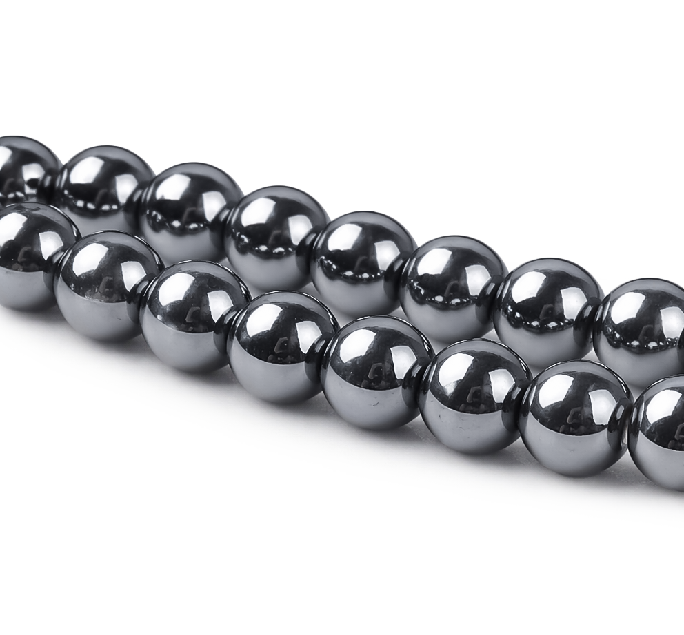 Blutstein - Hämatit synthetisch Perle 6mm 1 Strang/ 70 Stk.