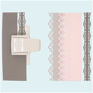 Paper Poetry Bordürenstanzer Ornament 1,5x4cm klein