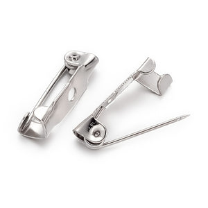 Broschennadel Platin 15mm 50 Stück/Verpackung