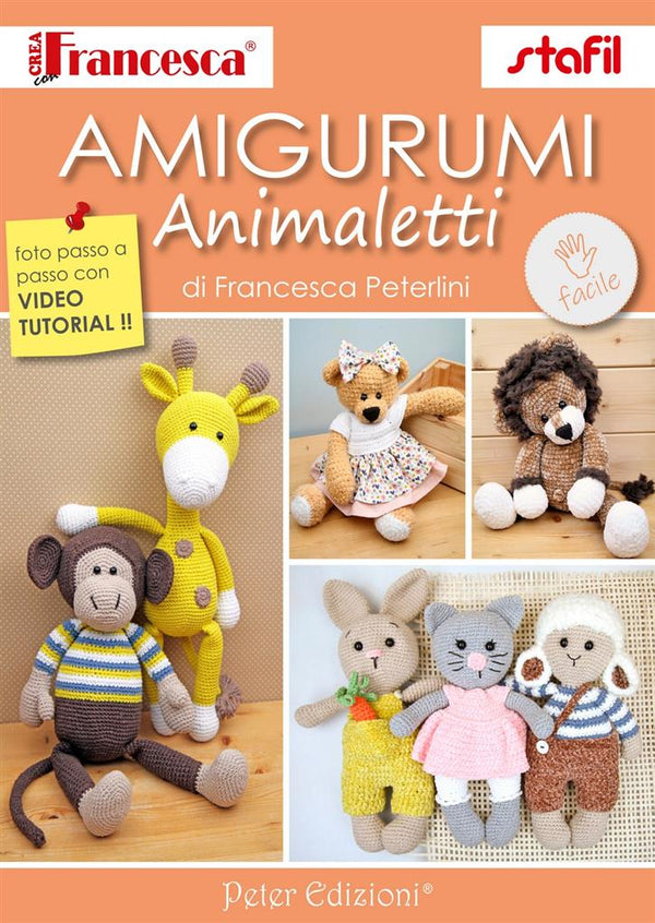 Buch Crea con Francesca Amigurumi Animaletti Häkelanleitungen IT 17x24cm
