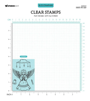 Studio Light Silikonstempel Engel 6,4x8,9x0,3cm