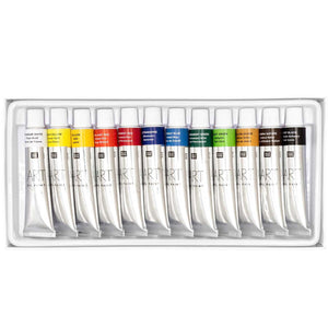 Rico Design Ölfarben-Set, 12 Tuben à 12 ml