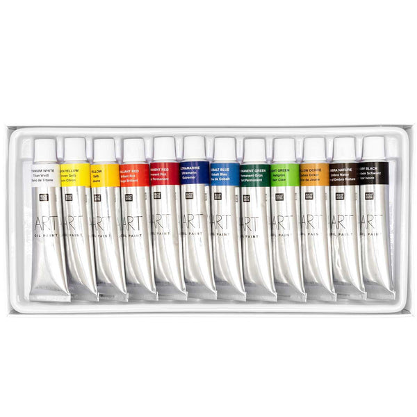 Rico Design Ölfarben-Set, 12 Tuben à 12 ml