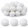 Wollpompons weiß