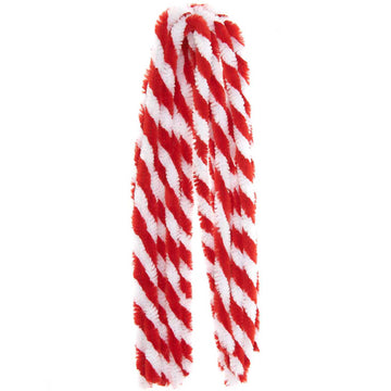 Chenillendraht Pfeiffenputzer rot weiß 50cm 10 Stück