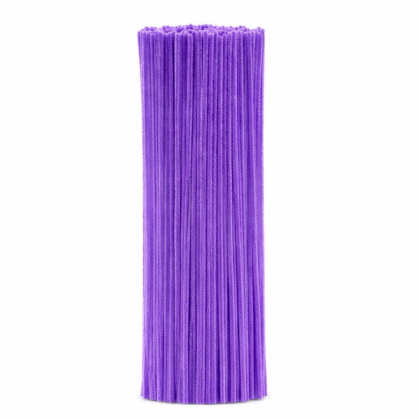 Chenille-Pfeifenputzer 6mm 30cm Großpackung 100 Stück