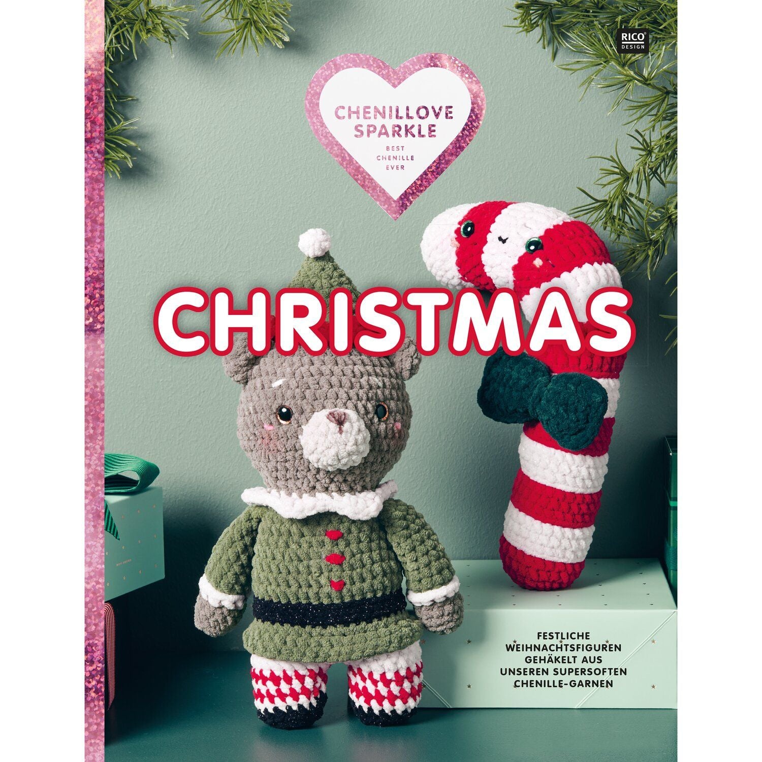 Chenillove Christmas Heft Häkelanleitungen 21x27cm 40 Seiten