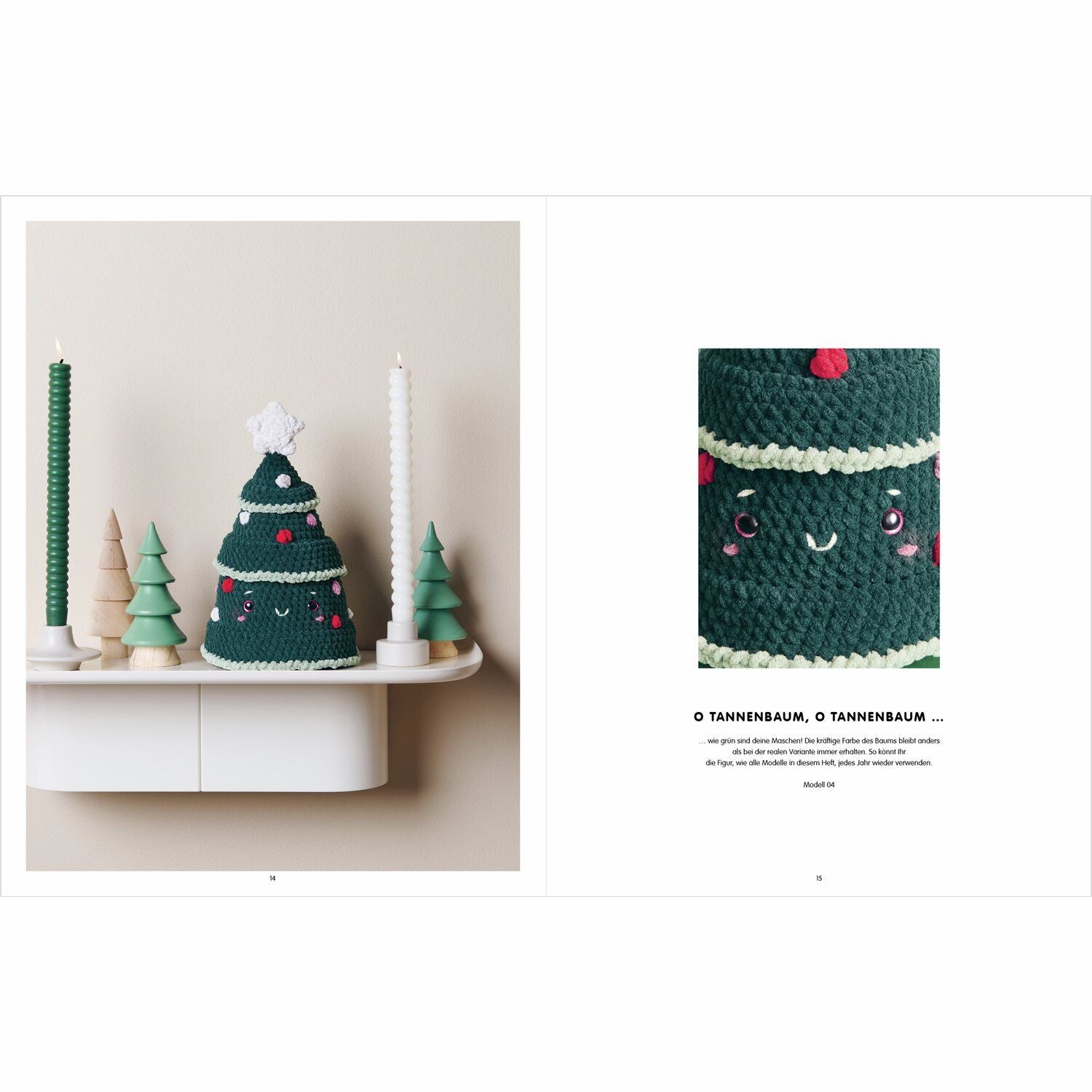 Chenillove Christmas Heft Häkelanleitungen 21x27cm 40 Seiten