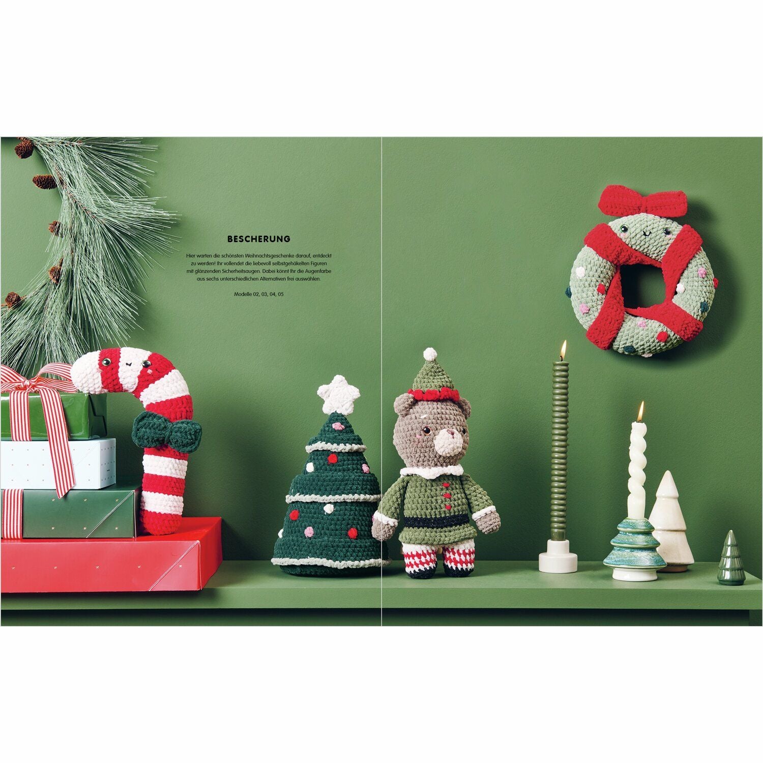 Chenillove Christmas Heft Häkelanleitungen 21x27cm 40 Seiten