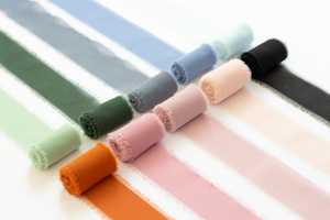 Chiffonband 40mm 10m auf Rolle in verschiedenen Farben