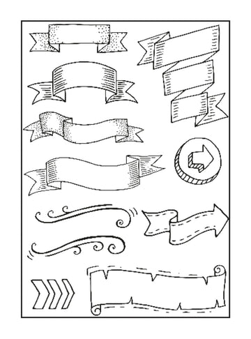 Silikonstempel A5 Banner