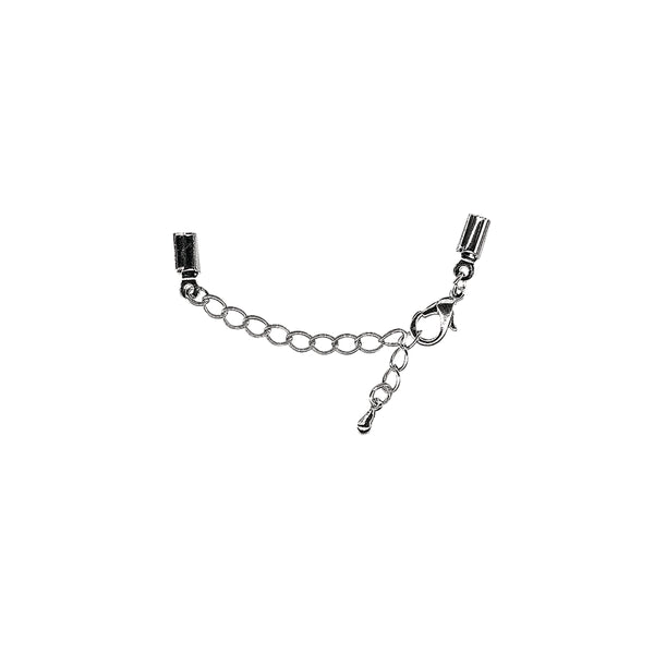 Collierverschluss zu Klemmen silber 2mm 1 Stück