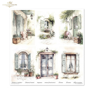 Cottage in the Country Scrapbooking Papier-Set  200 g/m2 310x320 mm 11 Bögen