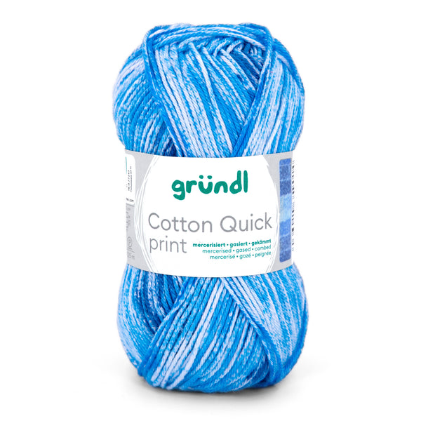 Gründl Cotton Quick Print NEUE FARBEN 2026 Baumwollgarn multicolor 50g 125m