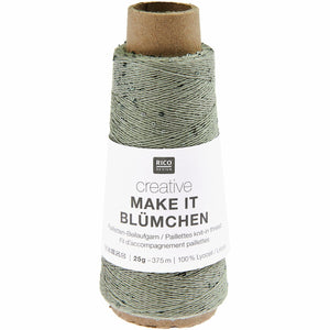 Creative Make It Blümchen Beilaufgarn mit Pailletten 25g 375m