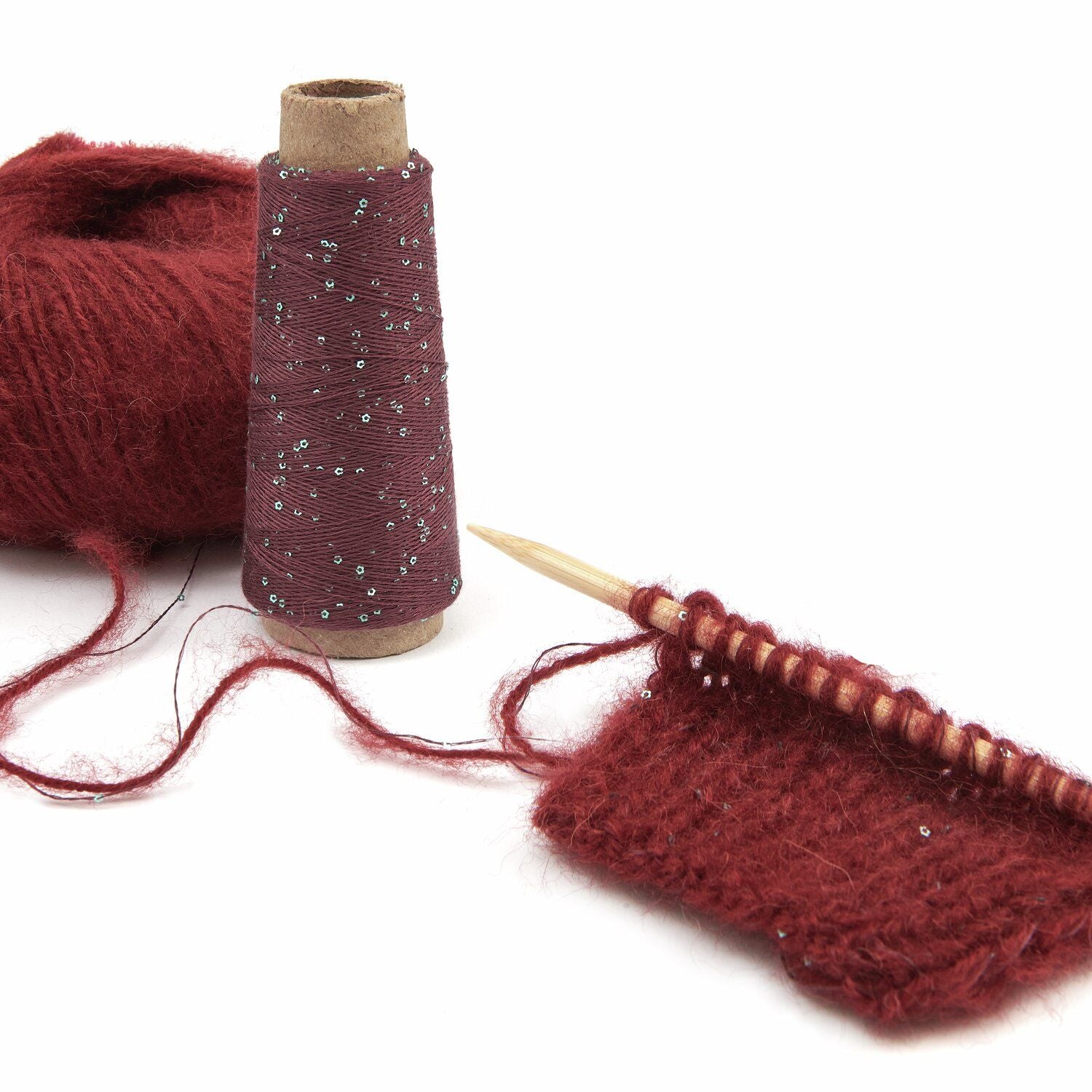 Creative Make It Blümchen Beilaufgarn mit Pailletten 25g 375m