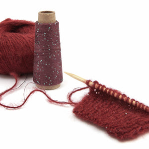 Creative Make It Blümchen Beilaufgarn mit Pailletten 25g 375m