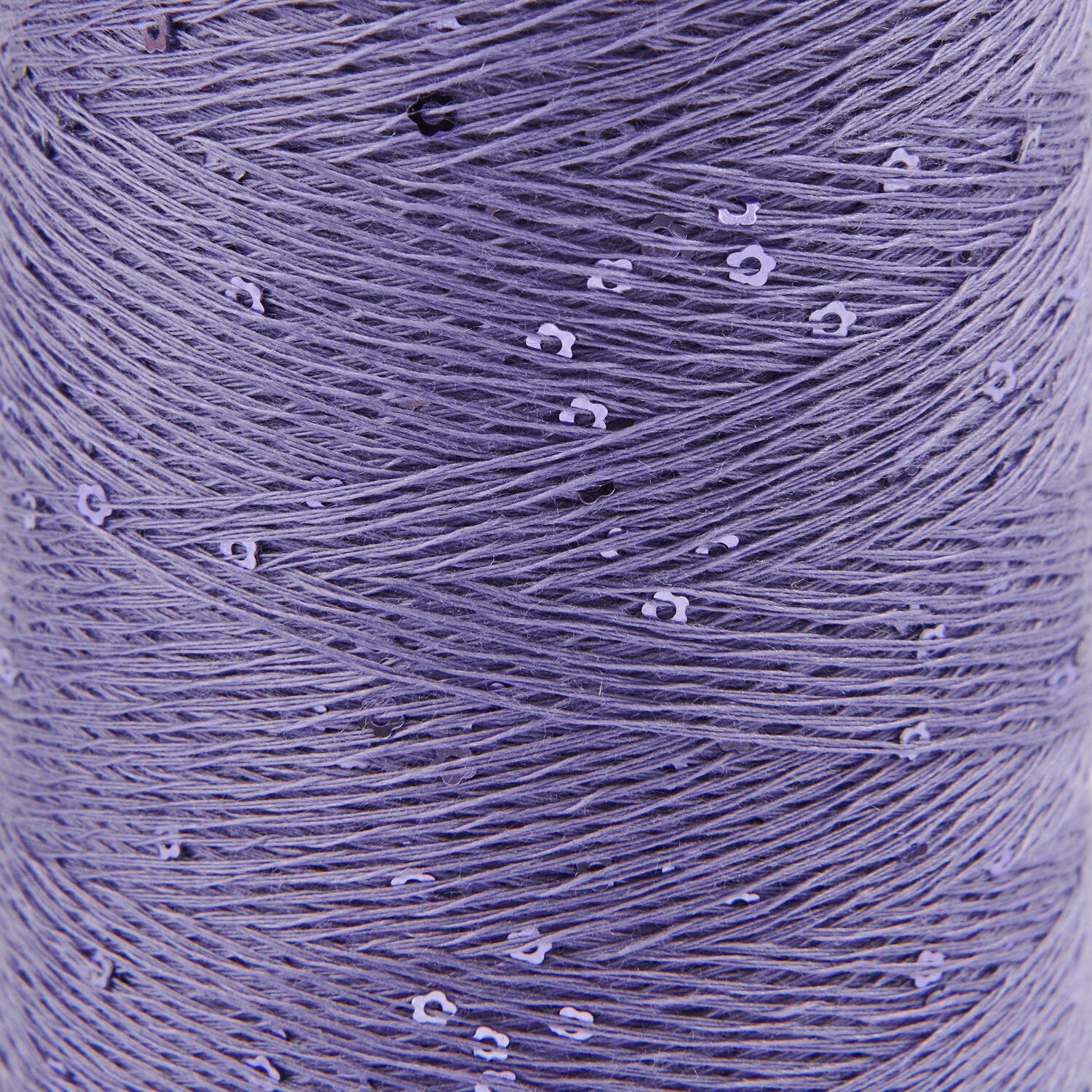 Creative Make It Blümchen Beilaufgarn mit Pailletten 25g 375m