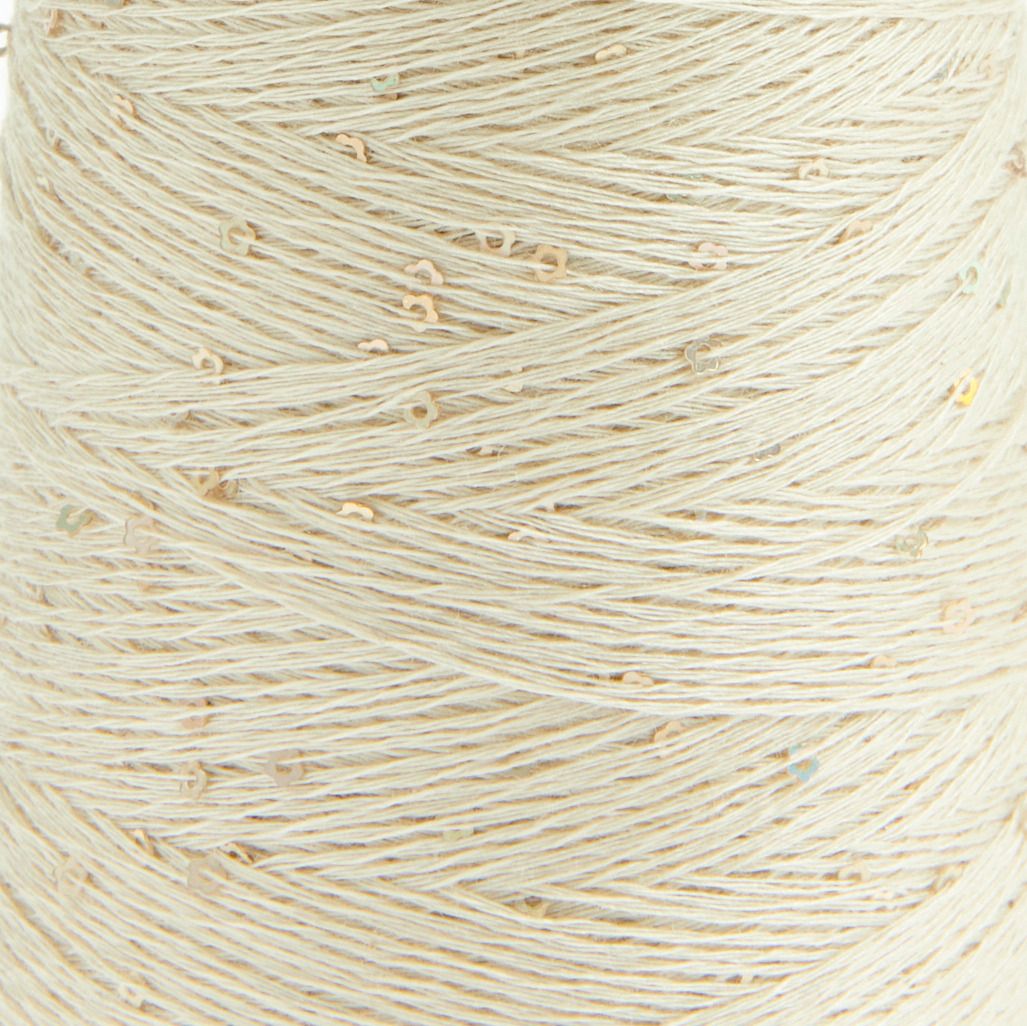 Creative Make It Blümchen Beilaufgarn mit Pailletten 25g 375m