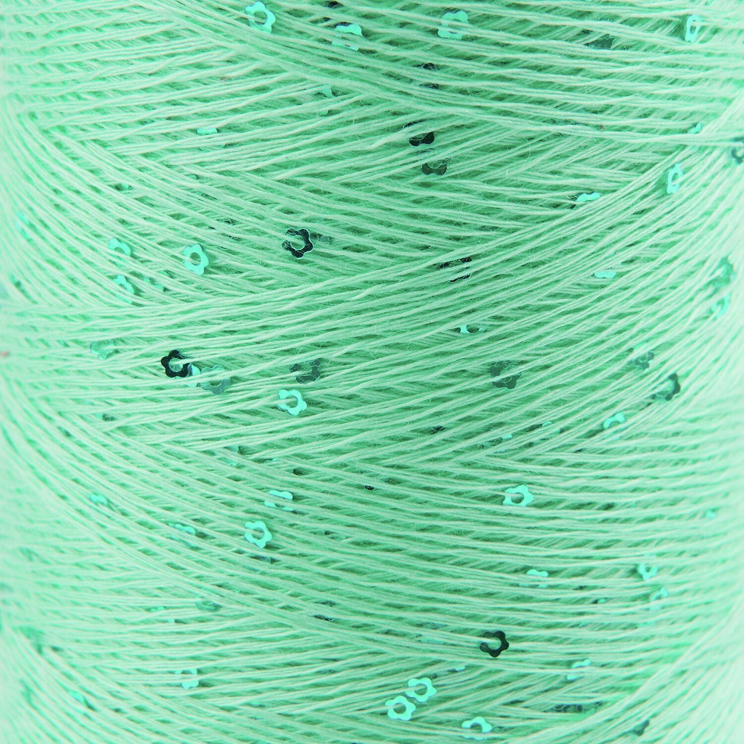 Creative Make It Blümchen Beilaufgarn mit Pailletten 25g 375m