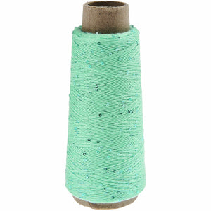 Creative Make It Blümchen Beilaufgarn mit Pailletten 25g 375m