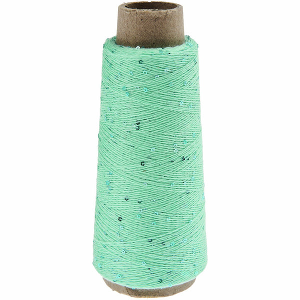 Creative Make It Blümchen Beilaufgarn mit Pailletten 25g 375m