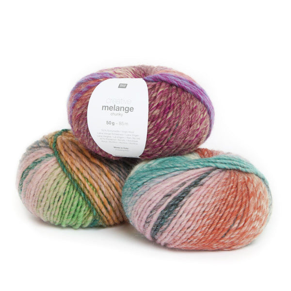 Rico Design Creative Melange chunky Wolle 50g 85m