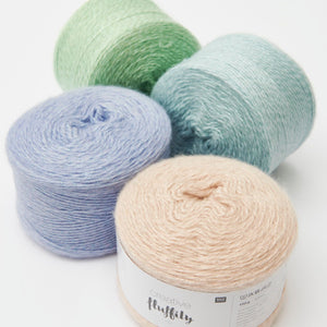 Rico Creative Fluffily DK Wolle Glitzergarn 150g / 420m