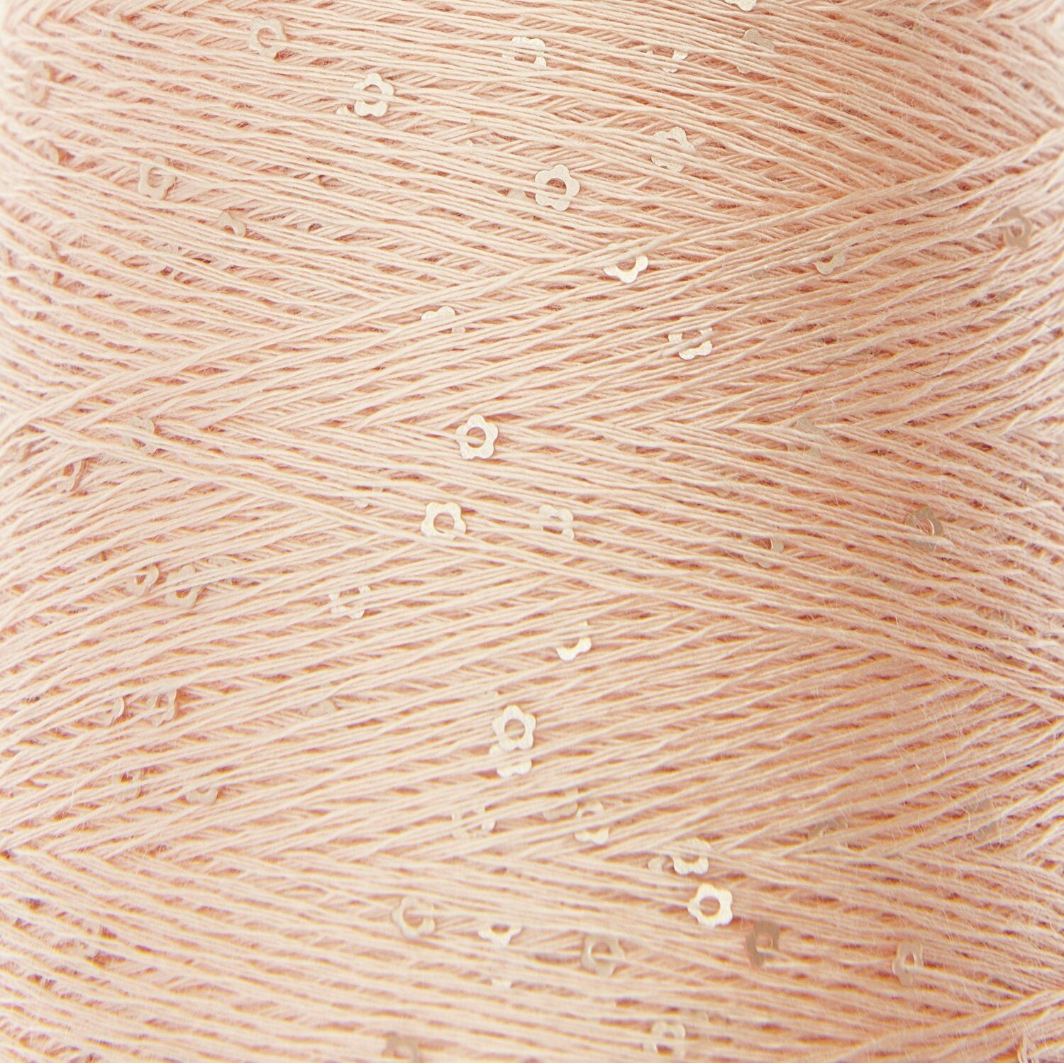 Creative Make It Blümchen Beilaufgarn mit Pailletten 25g 375m