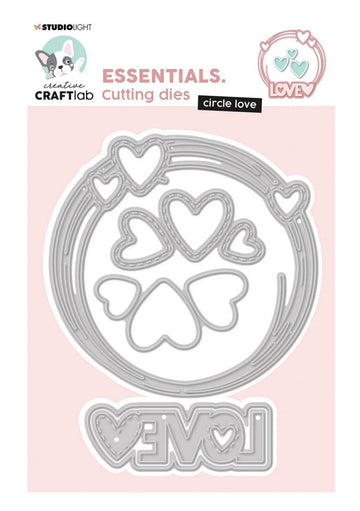 Creative Craftlab Essentials Stanzschablonen-Set Cirkel Love