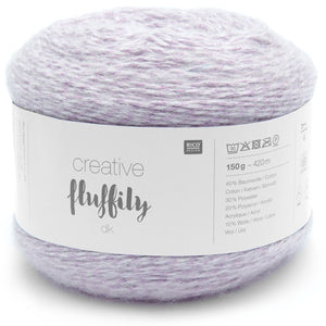 Rico Creative Fluffily DK Wolle Glitzergarn 150g / 420m