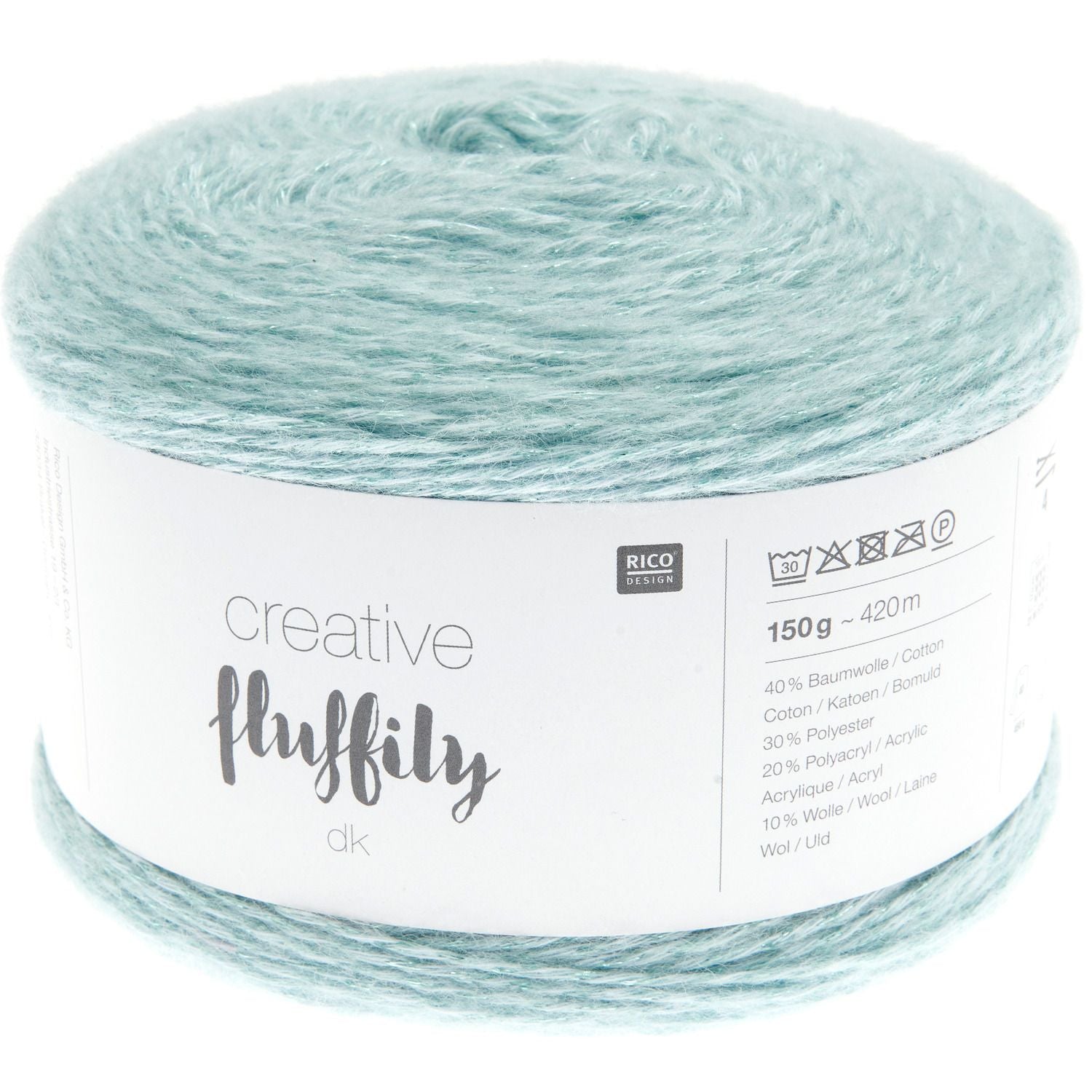 Rico Creative Fluffily DK Wolle Glitzergarn 150g / 420m