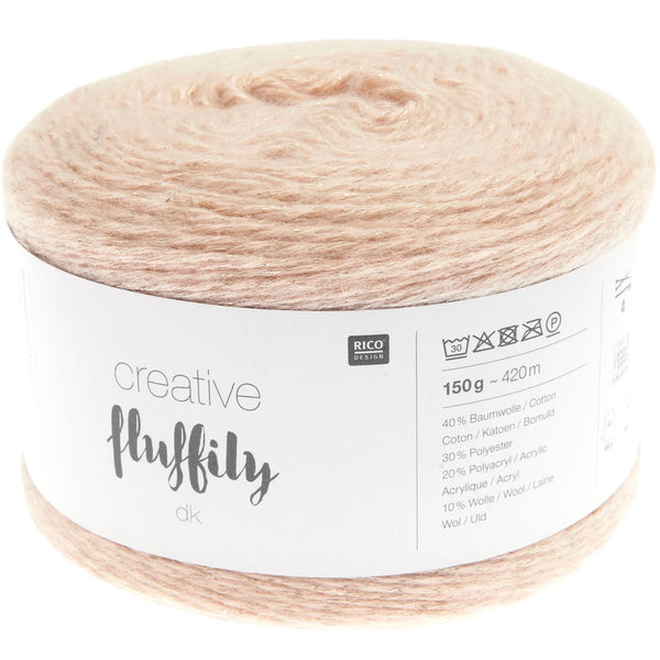 Rico Creative Fluffily DK Wolle Glitzergarn 150g / 420m