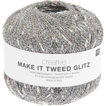 Creative Make It Tweed Glitz Beilaufgarn 50g 525m