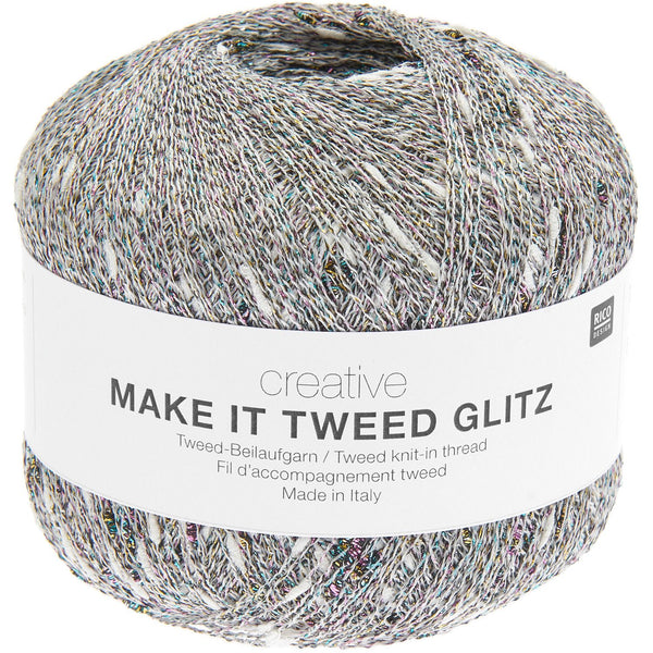 Creative Make It Tweed Glitz Beilaufgarn 50g 525m