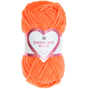 Creative Chenillove NEON Chenillegarn 100% PES 50g / 55m