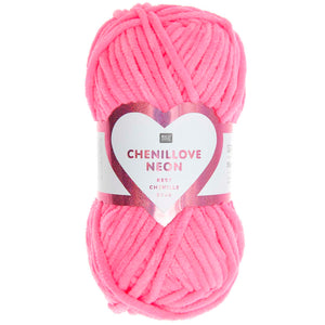 Creative Chenillove NEON Chenillegarn 100% PES 50g / 55m
