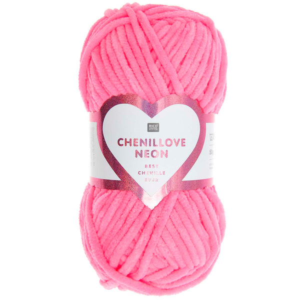 Creative Chenillove NEON Chenillegarn 100% PES 50g / 55m
