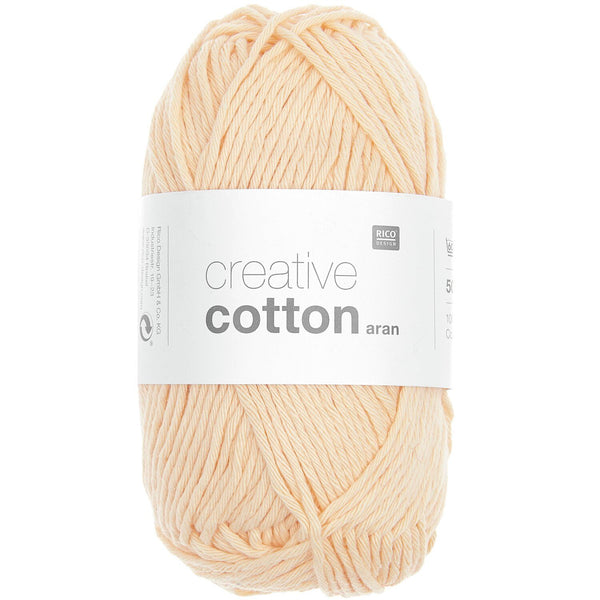 Rico Design Creative Cotton Aran Baumwollgarn 50g 85m