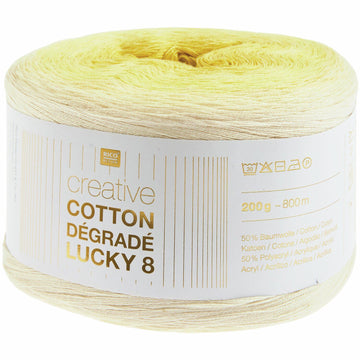Creative Cotton Dégradé Lucky 8 50% CO 50% PAN 200g / 800m