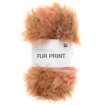 Creative Fur Print Effektgarn Felloptik 100% Polyamid 100g 130m