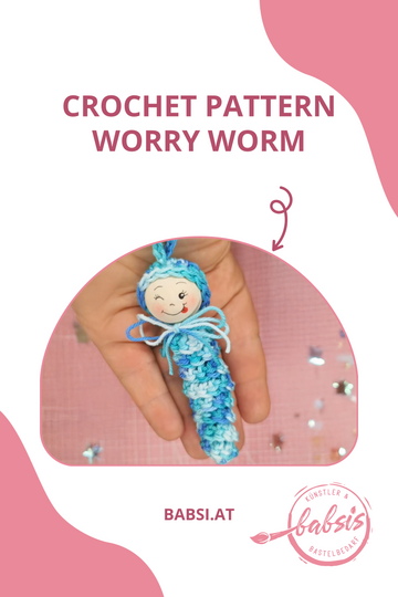 Crochet Pattern Worry Worm English PDF