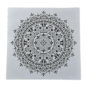 XL Schablone Mandala 50x50 cm