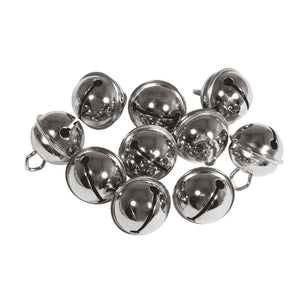 Deko-Metallglöckchen kugelförmig 19mm 10 Stück