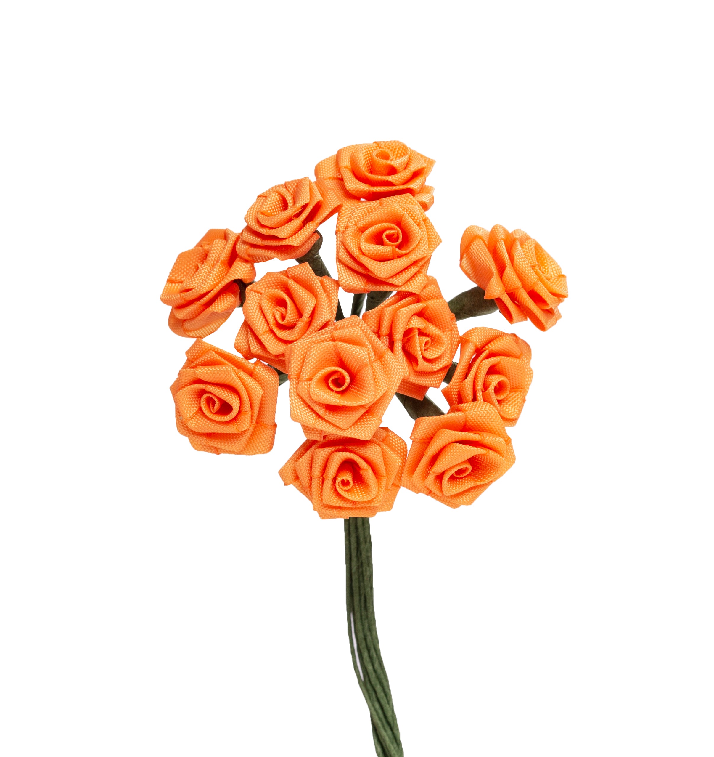 Diorröschen orange 14mm 12 Stück/Bund