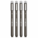 Docraft Artiste Finliner Pen Set schwarz 0,05-0,5mm 4 Stifte