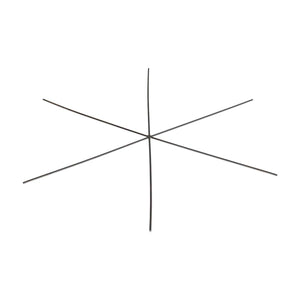 Drahtsterne Stahldraht 6-strahlig verschiedene Größen