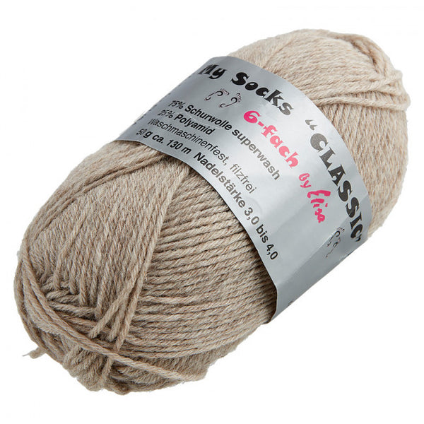 ELISA My Socks Classic Sockenwolle 6-fach 50g 130m
