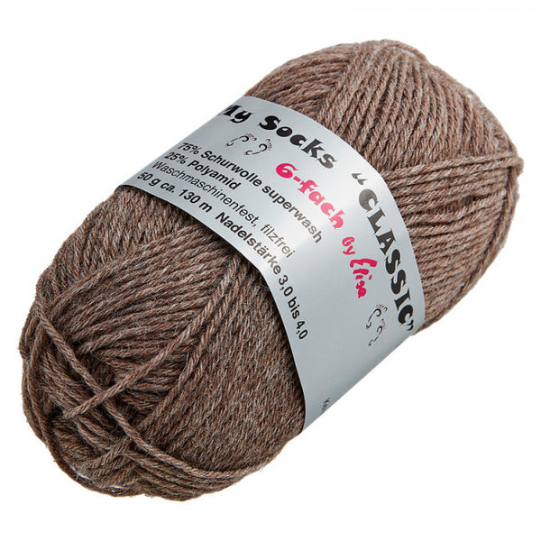 ELISA My Socks Classic Sockenwolle 6-fach 50g 130m